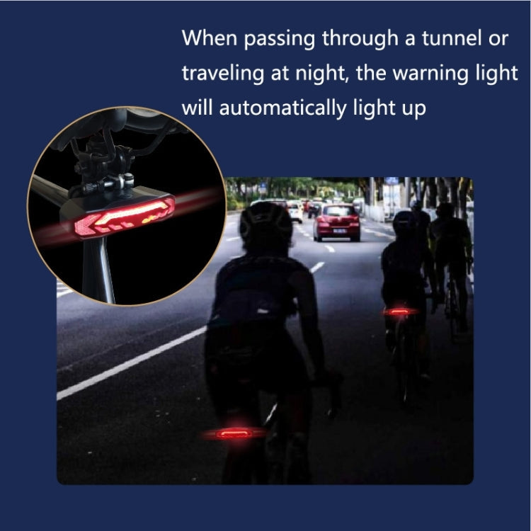 SF31 Bicycle Smart Brake Taillight USB Alerter Night Ride Ride Mountain Vehicle Turn LED Taillights, SF31 New Remote Control