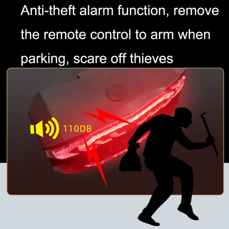 SF31 Bicycle Smart Brake Taillight USB Alerter Night Ride Ride Mountain Vehicle Turn LED Taillights, SF31 New Remote Control