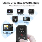 TELESIN T10 80m Bluetooth Remote Control For GoPro Hero11 Black / HERO10 Black / HERO9 Black / HERO8 Black /Max – Waterproof, Bluetooth, TPU, For GoPro