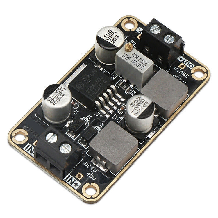 LM2596-ADJ DC-DC Adjustable Step-Down Power Module 4V-40V To 1.23-35V 3A Stereotype Board, LM2596-ADJ 4V-40V To 1.23-35V – TPU LM2596-ADJ 4V-40V To 1.23-35V