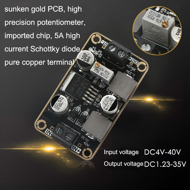 LM2596-ADJ DC-DC Adjustable Step-Down Power Module 4V-40V To 1.23-35V 3A Stereotype Board, LM2596-ADJ 4V-40V To 1.23-35V – TPU