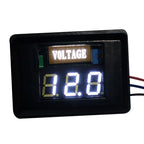 DES-2 Car Battery Voltage Meter DC LED Digital Display 12V Motorcycle RV Yacht Voltage Meter Detector, DES-2 Voltage Meter Red, DES-2 Voltage Meter Blue, DES-2 Voltage Meter Orange, DES-2 Voltage Meter White, DES-2 Voltage Meter Green DES-2 Voltage Meter White White