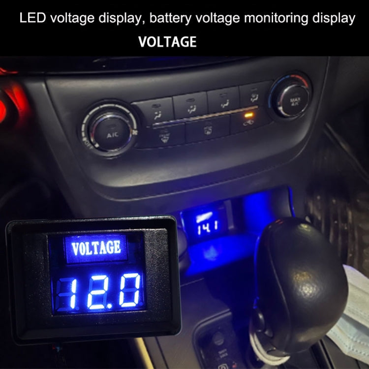 DES-2 Car Battery Voltage Meter DC LED Digital Display 12V Motorcycle RV Yacht Voltage Meter Detector, DES-2 Voltage Meter Red, DES-2 Voltage Meter Blue, DES-2 Voltage Meter Orange, DES-2 Voltage Meter White, DES-2 Voltage Meter Green