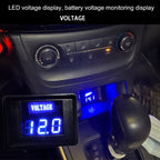DES-2 Car Battery Voltage Meter DC LED Digital Display 12V Motorcycle RV Yacht Voltage Meter Detector, DES-2 Voltage Meter Red, DES-2 Voltage Meter Blue, DES-2 Voltage Meter Orange, DES-2 Voltage Meter White, DES-2 Voltage Meter Green