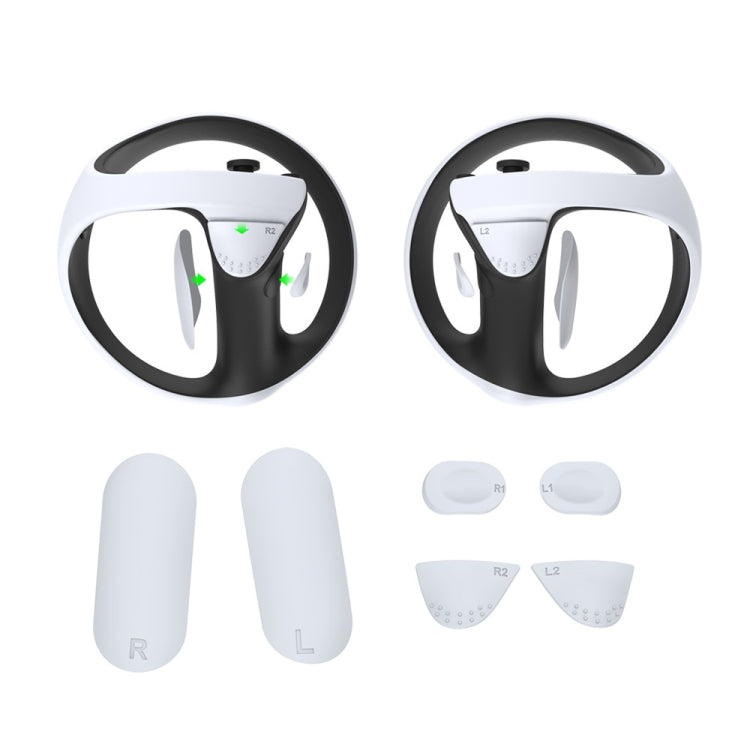 For PS5 VR2 DOBE Non-Slip Silicone Pad Kit Handle Button Protector, TP5-2512 TP5-2512