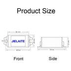 JIELAITE LK1253 15W Aluminum Alloy Intelligent Protection Waterproof Car Power Converter, 12V to 3V/3A, 12V to 3.3V/3A, 12V to 3.7V/3A, 12V to 4.2V/3A, 12V to 5V/3A, 12V to 6V/3A, 12V to 7.5V/3A, 12V to 9V/2A