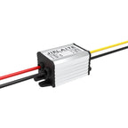 JIELAITE LK1253 15W Aluminum Alloy Intelligent Protection Waterproof Car Power Converter, 12V to 3V/3A, 12V to 3.3V/3A, 12V to 3.7V/3A, 12V to 4.2V/3A, 12V to 5V/3A, 12V to 6V/3A, 12V to 7.5V/3A, 12V to 9V/2A