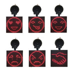 P4-32x32 RGB Full Color Emoticon Picture LED Car Display Wireless Transmission Wifi Custom, P4-32x32 RGB USB