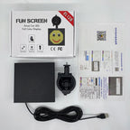 P4-32x32 RGB Full Color Emoticon Picture LED Car Display Wireless Transmission Wifi Custom, P4-32x32 RGB USB