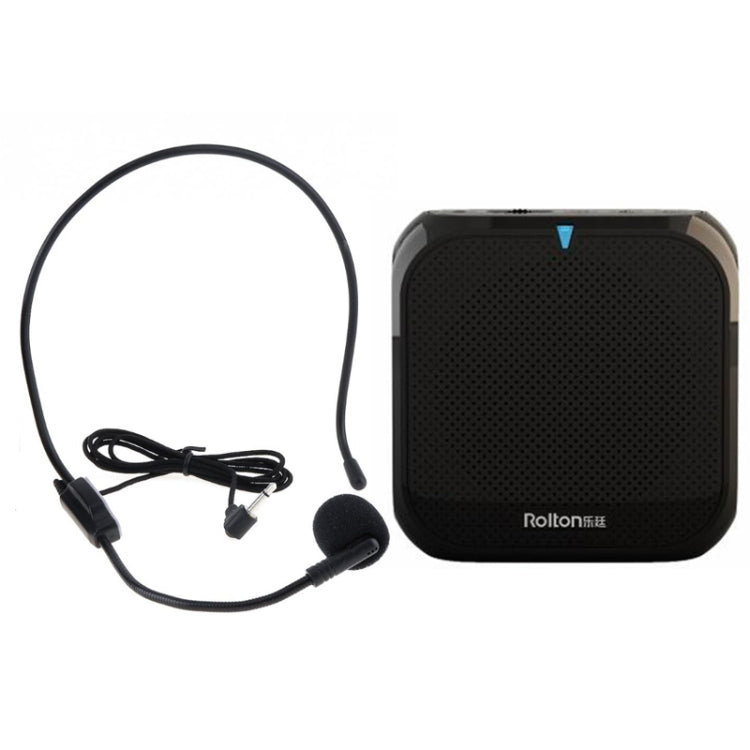 Rolton K400 Mini Audio Speaker Megaphone Voice Amplifier Support FM Radio TF MP3, K400 – Durable Build, Easy to Use K400 Black