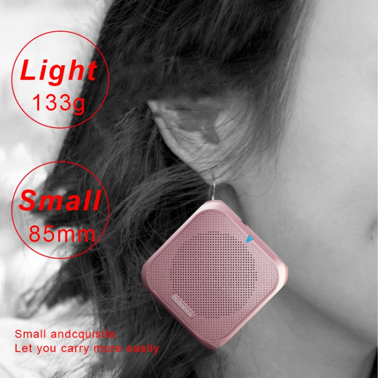 Rolton K400 Mini Audio Speaker Megaphone Voice Amplifier Support FM Radio TF MP3, K400