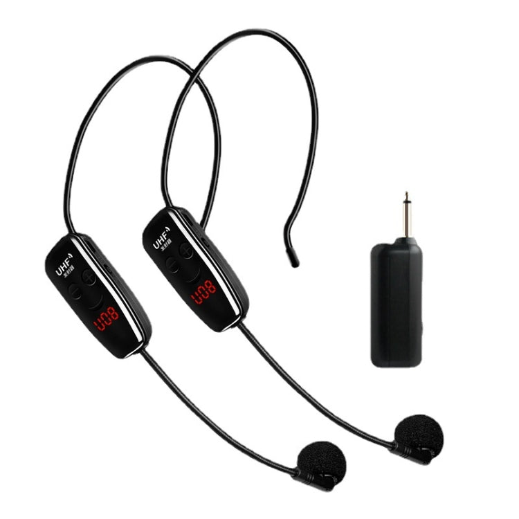 One For Two Outdoor Wireless Microphone Audio Headset Amplifier Loudspeaker, U12F U12F