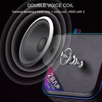 Rolton K600 7.4V Bluetooth Wirelss Audio Speaker Megaphone Voice Amplifier With Transmitter, With Transmitter