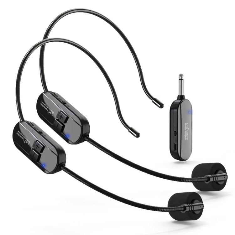 Wireless Head-Mounted Condenser Microphone Anti-Howling Loudspeaker, G103 3.5mm, G103 6.35mm 1 for 1, G103 6.35mm 1 for 2 G103 6.35mm 1 for 2