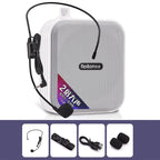 Rolton K600 7.4V Bluetooth Audio Speaker Megaphone Voice Amplifier Without Transmitter, Without Transmitter Without Transmitter White