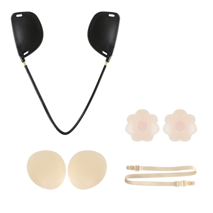XD00001 Molding Silicone Nipple Sticker Adjustable Anti-sag Push-up Bra Kit V-type Skin-color