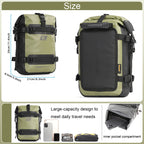 Rhinowalk MT2206 6L Waterproof Motorcycle Bumper Bag Outdoor Riding Bag, 6L(Black), 6L(Green)