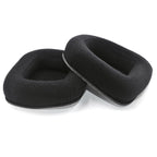 For Logitech Astro A20 2pcs Fleece Memory Foam Headphone Covers Earmuffs Full Black