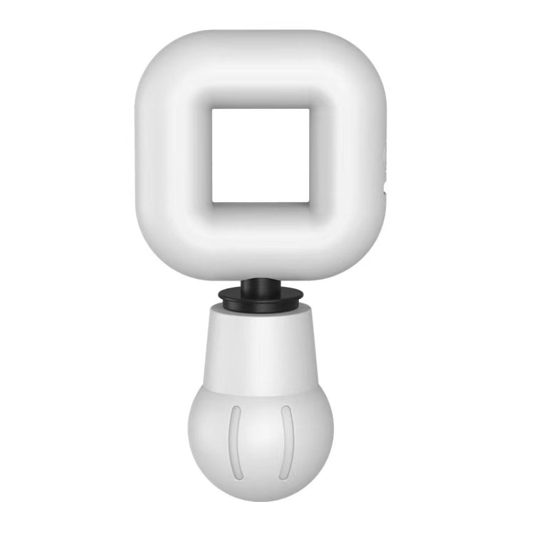 TS201 Square Muscle Relaxation Wireless Fascia Gun Mini Adjustable Portable Massager White