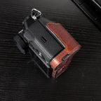 For FUJIFILM X-T5 Camera Cowhide Bag Anti-scratch Protective Case Base Cover
