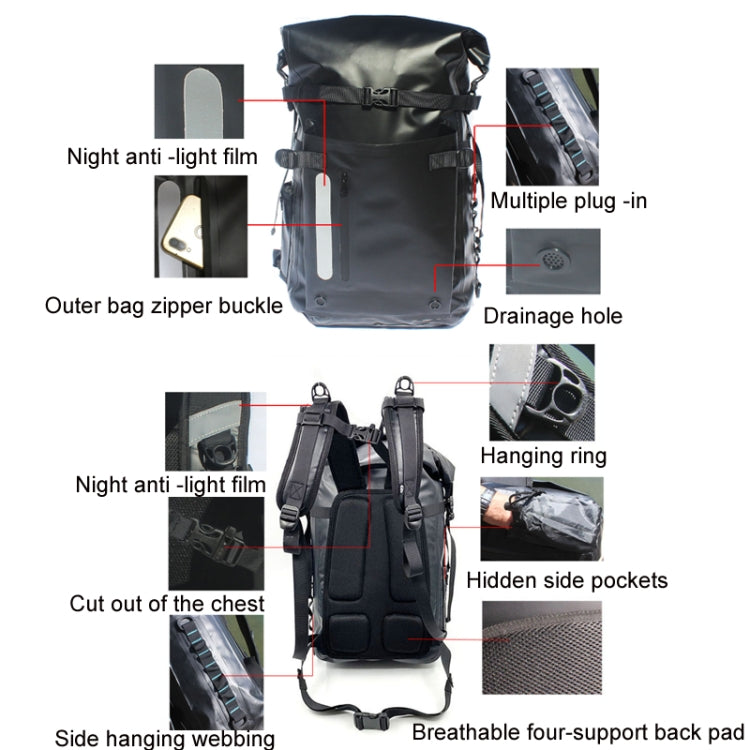 Waterproof Outdoor Diving Fins Bag Scuba Swimming Backpack – Waterproof