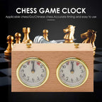 DT05a Retro Wood Shell Chess Clock Mechanical International Chess Clock, DT05a