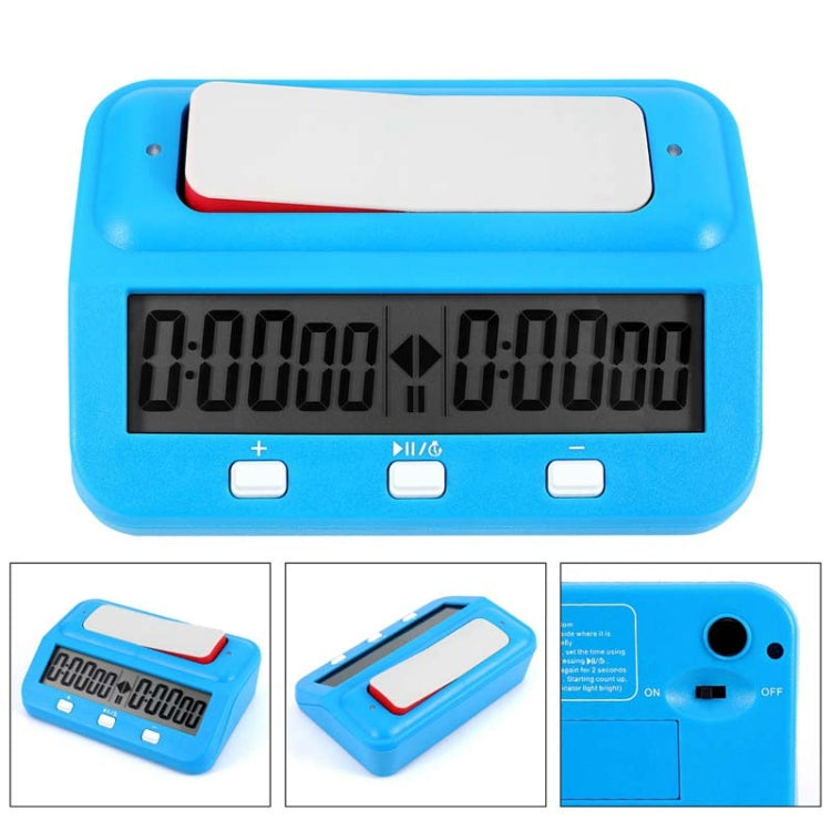HQT101 Plastic Chess Clock Go Chess Timer, HQT101 Blue, HQT101 Red Wine