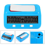 HQT101 Plastic Chess Clock Go Chess Timer, HQT101 Blue, HQT101 Red Wine