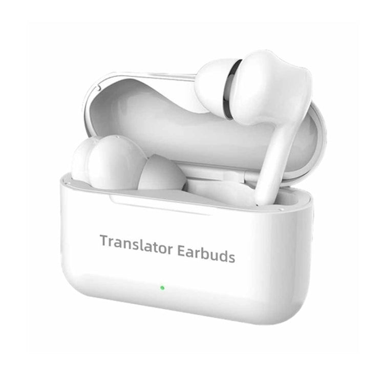 M6 Multi-country Mutual Translation Smart Bluetooth Translation Earphone Supports 127 Languages, M6 White M6 White White