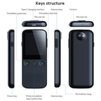 T10Pro Wifi Artificial Intelligence Photo / Recording Translating Machine Supports 138 Languages, T10Pro White, T10Pro Black