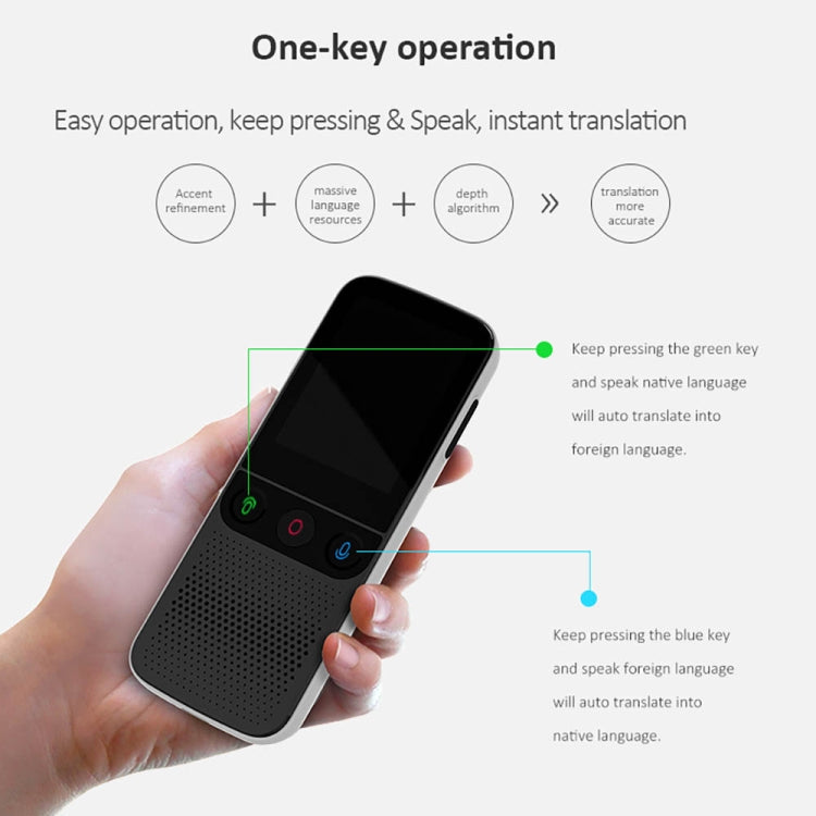T10Pro Wifi Artificial Intelligence Photo / Recording Translating Machine Supports 138 Languages, T10Pro White, T10Pro Black