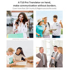 T10Pro Wifi Artificial Intelligence Photo / Recording Translating Machine Supports 138 Languages, T10Pro White, T10Pro Black