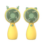 2pcs MLS6035 USB Mini Charging With Lanyard Small Fan, Style Random Delivery, MLS6035 Yellow, MLS6035 Green MLS6035 Yellow Yellow