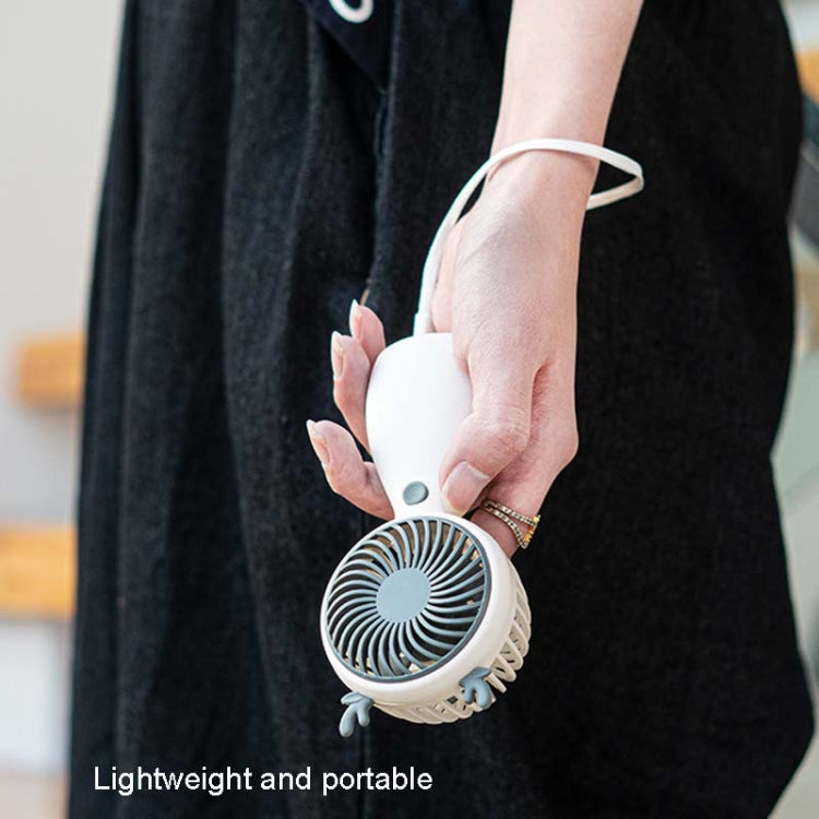 2pcs MLS6035 USB Mini Charging With Lanyard Small Fan, Style Random Delivery, MLS6035 Yellow, MLS6035 Green