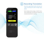 T16 Smart AI Translation Travel Translator Supports 138 Language Mutual Translation 14 Offline Translation, T16 Black