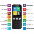 T16 Smart AI Translation Travel Translator Supports 138 Language Mutual Translation 14 Offline Translation, T16 Black