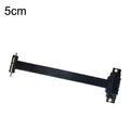 PCI-E 3.0 1X 90 Degrees Graphics Card / Wireless Network Card Extension Cable, Cable Length:, 5cm, 10cm, 15cm, 20cm, 25cm, 30cm, 40cm, 50cm – Durable Build, Easy to Use 5cm