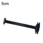 PCI-E 3.0 1X 90 Degrees Graphics Card / Wireless Network Card Extension Cable, Cable Length:, 5cm, 10cm, 15cm, 20cm, 25cm, 30cm, 40cm, 50cm – Durable Build, Easy to Use 5cm