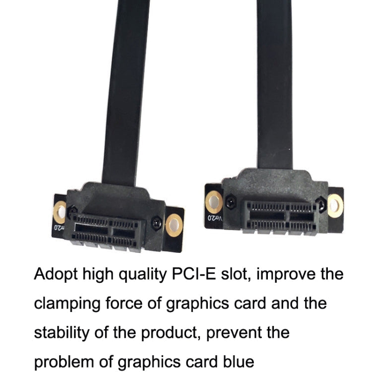 PCI-E 3.0 1X 90 Degrees Graphics Card / Wireless Network Card Extension Cable, Cable Length:, 5cm, 10cm, 15cm, 20cm, 25cm, 30cm, 40cm, 50cm – Durable Build, Easy to Use