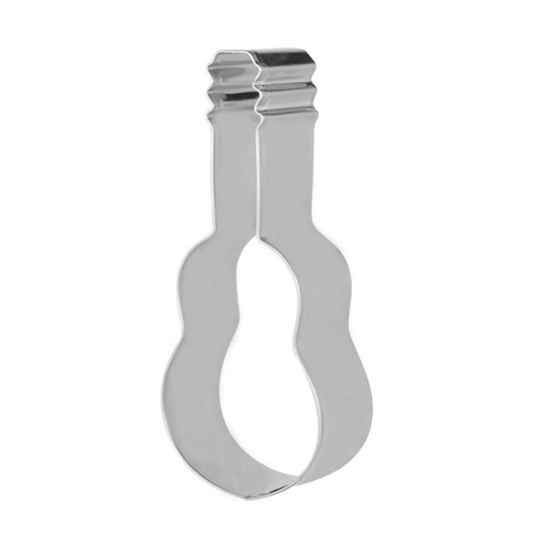 5pcs Guitar Shape Baking Biscuit Mold Stainless Steel Fondant Mousse Circle, Guitar Shape – Durable Build, Easy to Use