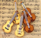 5pcs Guitar Shape Baking Biscuit Mold Stainless Steel Fondant Mousse Circle, Guitar Shape – Durable Build, Easy to Use