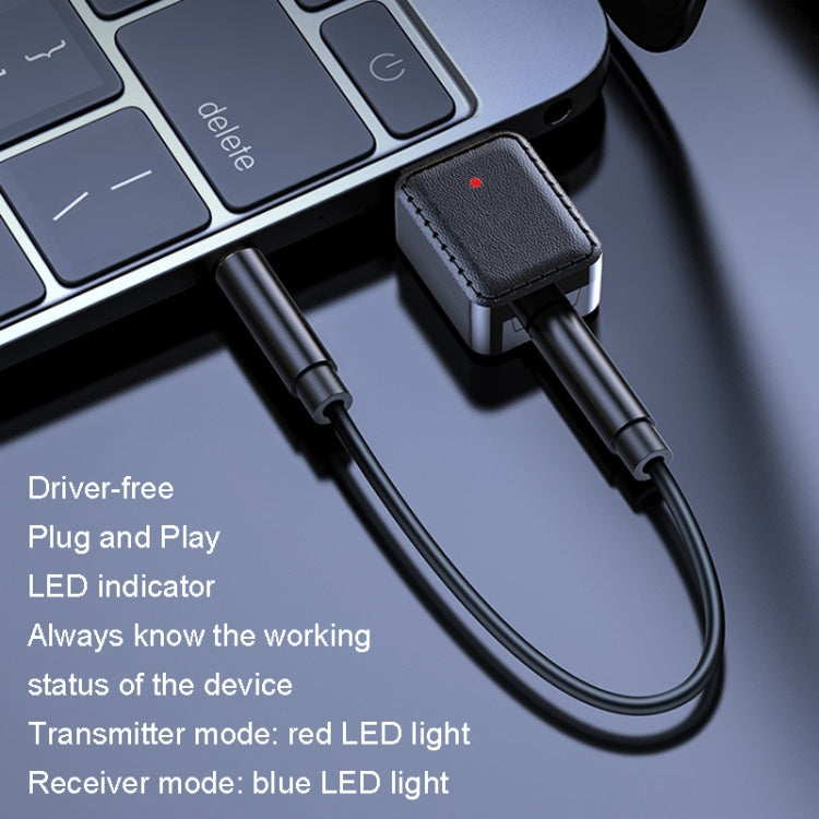 RX-TX-413 Adapter – USB Bluetooth Receiving Launch 2 In 1 Adapter, RX-TX-413 Black,...