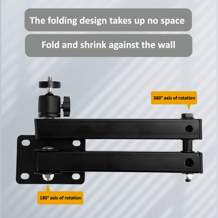 Wall-mounted Projector Bracket Foldable Telescopic Arm Wall Stand, Projector Bracket