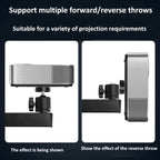 Wall-mounted Projector Bracket Foldable Telescopic Arm Wall Stand, Projector Bracket