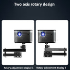 Wall-mounted Projector Bracket Foldable Telescopic Arm Wall Stand, Projector Bracket