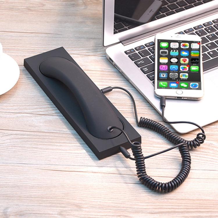 3.5mm Universal Office Mobile Phone Retro External Headset Mobile Phone... 3.5mm Wired Black Black