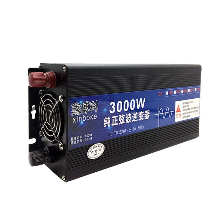 XINBOKE High Power Household Car Sine Wave Inverter, 12V 1600W To 220V 800W(Single Display), 24V 1600W To 220V 800W(Single Display), 48V 1600W To 220V 800W(Single Display), 60V 1600W To 220V 800W(Single Display), 72V 1600W To 220V 800W(Single... 12V 3000W To 220V 1500W(LCD Display)