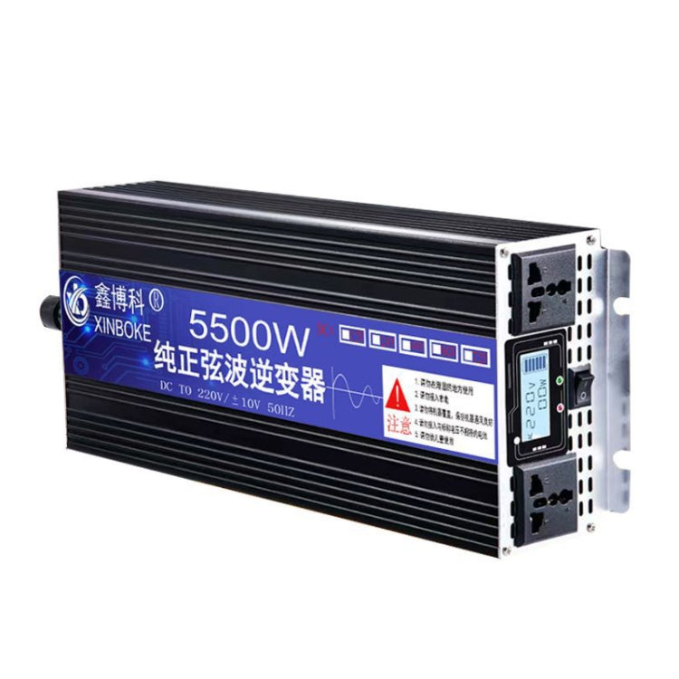 XINBOKE High Power Household Car Sine Wave Inverter, 12V 1600W To 220V 800W(Single Display), 24V 1600W To 220V 800W(Single Display), 48V 1600W To 220V 800W(Single Display), 60V 1600W To 220V 800W(Single Display), 72V 1600W To 220V 800W(Single... 12V 5500W To 220V 2500W(LCD Display)
