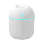 USB Mini Desktop Colorful Night Light Car Humidifier, Spec:, 250ml (Y-White), 250ml (Y-Pink), 250ml (Y-Blue), 220ml (Y2-White), 220ml (Y2-Pink), 220ml (Y2-Blue) 250ml (Y-White)