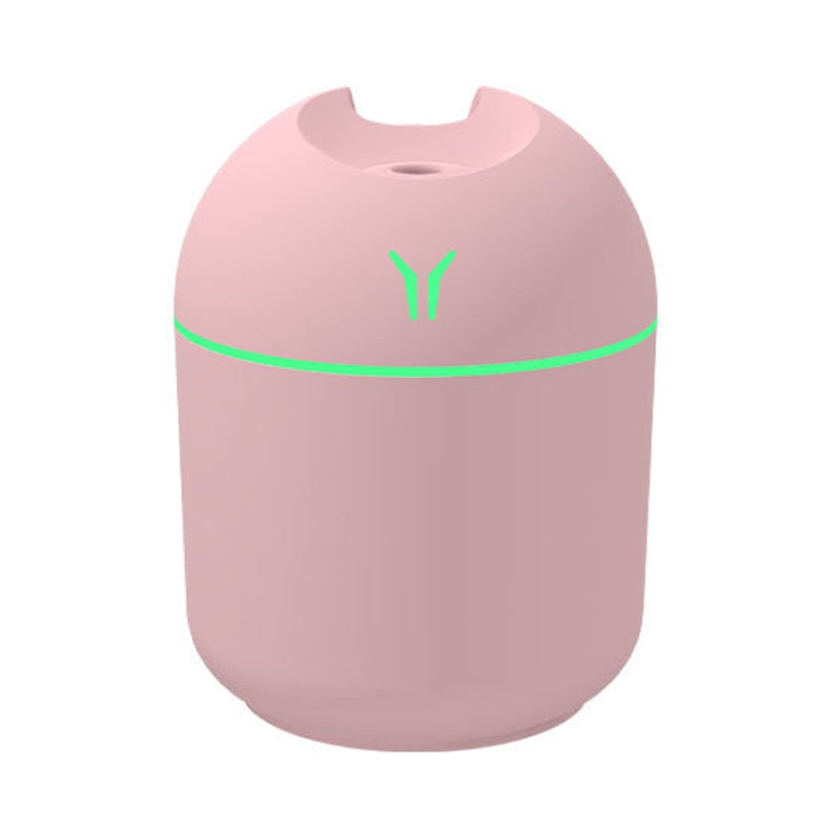 USB Mini Desktop Colorful Night Light Car Humidifier, Spec:, 250ml (Y-White), 250ml (Y-Pink), 250ml (Y-Blue), 220ml (Y2-White), 220ml (Y2-Pink), 220ml (Y2-Blue) – Durable Build, Easy to Use 250ml (Y-Pink)